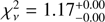 $ \chi_{\nu}^2=1.17^{+0.00}_{-0.00} $