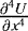 $\frac{\partial^4U}{\partial x^4}$