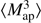 $ \left\langle {M_{{\mathrm{ap}}}^3} \right\rangle $