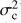 $ \sigma_{\mathrm{c}}^{2} $