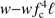 $w - wf_{c}^{4}\ell$