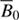 $ \overline{B}_0 $