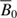 $ \overline{B}_0 $