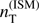 $ n_{\mathrm{T}}^{(\mathrm{ISM})} $