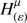 $ H^{\mu}_{(\varepsilon)} $