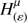 $ H^{\mu}_{(\varepsilon)} $
