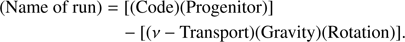 $$ \begin{aligned} ({\text{Name} \text{ of} \text{ run}})&= [(\text{Code})(\text{Progenitor})]\nonumber \\&\quad -[(\nu -\text{ Transport})(\text{Gravity})(\text{Rotation})]. \end{aligned} $$