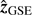 $ {\hat{\boldsymbol{z}}}_{\mathrm{GSE}} $