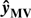 $ {{\hat{\boldsymbol{y}}}_{\mathbf{MV}}} $