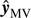 $ {\hat{\boldsymbol{y}}}_{\mathrm{MV}} $