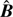 $ {\hat{\boldsymbol{B}}} $