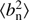 $ \langle{b_{\mathrm{n}}^{2}}\rangle $