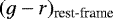 $(g-r)_{\textrm{rest-frame}}$