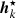 $ \boldsymbol{h}_{k}^{\star} $
