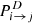 $ P^{D}_{i \rightarrow j} $