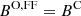 $$ \begin{aligned} B^{\mathrm{O,FF} }=B^{\mathrm{C} } \end{aligned} $$