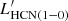 $ L_{{\rm{HCN(}}1 - 0{\rm{)}}}^\prime \ $