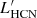 $ L_{{\rm{HCN}}}^\prime \ $