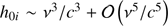$ h_{0i}\sim \nu^{3}/c^{3}+{\cal O}\left(\nu^{5}/c^{5}\right) $