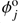 $ \phi_{j}^{\mathrm{o}} $