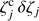 $ \cos\zeta_{j}^{\mathrm{c}}\,\delta\zeta_{j} $