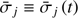 $ \bar{\sigma}_{j}\equiv\bar{\sigma}_{j}\left(t\right) $