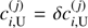 $ c_{i,{\mathrm{U}}}^{\left(j\right)}=\delta c_{i,{\mathrm{U}}}^{\left(j\right)} $