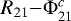 $R_{21}{-}\UpPhi^c_{21}$