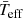 $ \bar{T}_{\mathrm{eff}} $