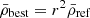 $ \bar{\rho}_{\mathrm{best}} = r^2\bar{\rho}_\mathrm{{ref}} $