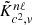 $ \tilde{K}_{c^2, v}^{n\ell} $
