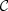 $ {\cal C} $