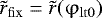 Mathematical equation: $\tilde{r}_{\rm{fix}} = \tilde{r} (\mathrm{\varphi}_{\rm{lt0}})$