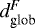 Mathematical equation: $d^F_{\textrm{glob}}$