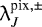 Mathematical equation: $\uplambda_{J}^{\textrm{pix},\pm}$