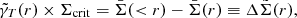 Mathematical equation: $$ \begin{aligned} \tilde{\gamma }_{T}(r) \times \Sigma _{\rm crit} = \bar{\Sigma }(<r) - \bar{\Sigma }(r) \equiv \Delta \tilde{\Sigma }(r), \end{aligned} $$