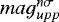 $mag^{n\sigma}_{upp}$