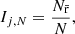 $$ \begin{aligned} I_{j, N } = \frac{N_{\bar{\mathrm{r} }}}{ N }, \end{aligned} $$