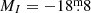 $ M_I = -18{{\overset{\text{m}}{.}}}8 $