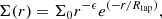 $$ \begin{aligned} \Sigma (r) = \Sigma _{0} r^{-\epsilon } e^{(-r/R_{\rm tap})}, \end{aligned} $$