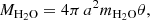 $$ \begin{aligned} {M}_{\rm H_2O} = 4\pi \, a^2 m_{\rm H_2O}\theta , \end{aligned} $$
