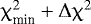 $\upchi^{2}_{\textrm{min}}+\Delta\upchi^{2}$