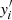 $ y_i^{\prime} $