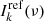 $ I_k^{{\rm{ref}}}(\nu ) $