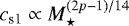 $c_{\textrm{s1}} \propto M_{\star}^{(2 p-1)/14}$