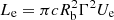 $ {L_{\rm{e}}} = \pi cR_{\rm{b}}^2{\Gamma ^2}{U_{\rm{e}}} $