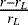 Mathematical equation: $\frac{r-r_{L}}{r_{L}}$
