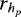 Mathematical equation: $r_{h_{p}}$