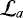 Mathematical equation: $\mathcal{L}_a$