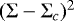 Mathematical equation: $(\Sigma-\Sigma_c)^2$